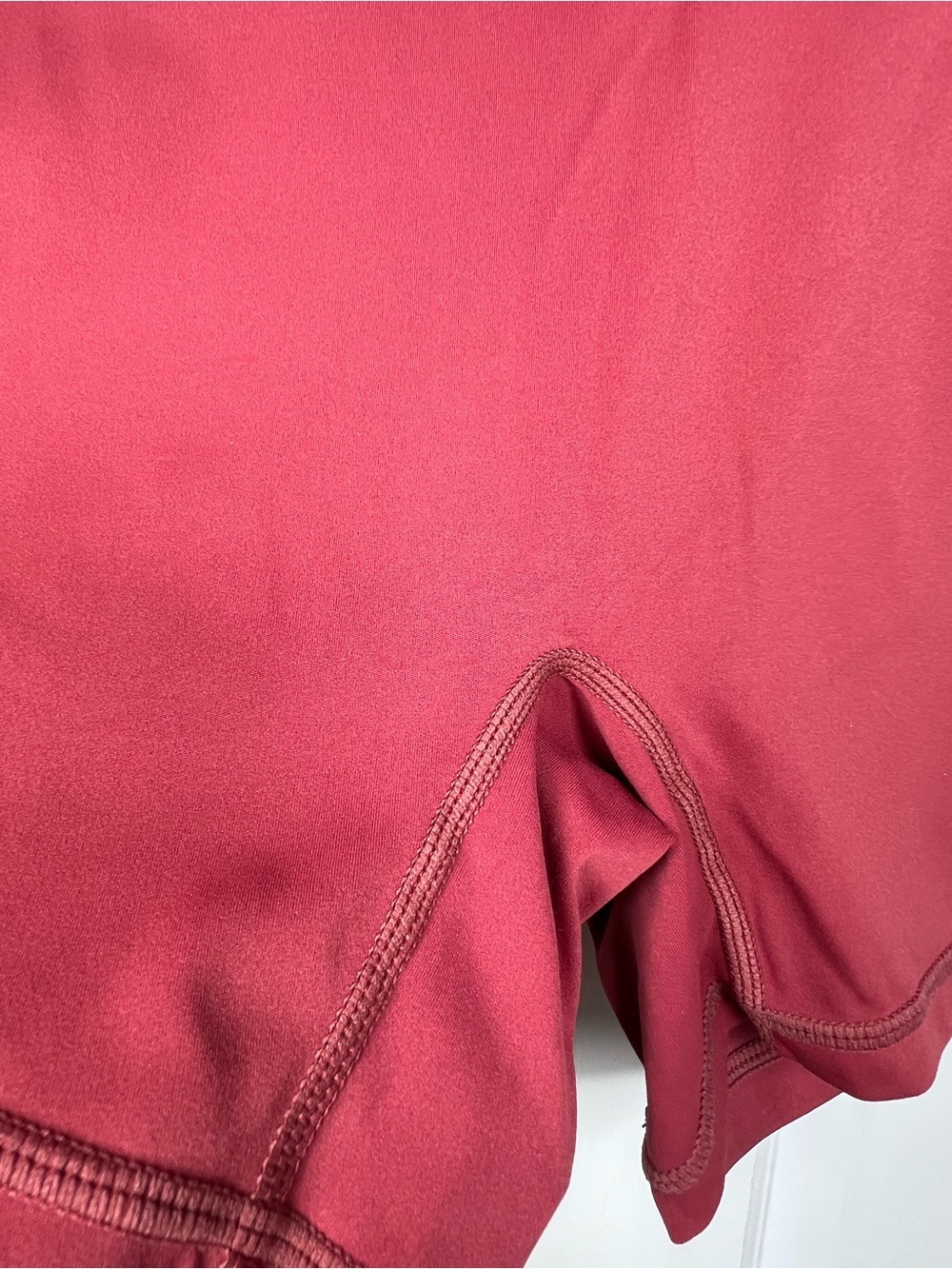Alphalete Rust Red Active High-Waist Shorts Excellent Condition Size Small - Picture 5 of 6